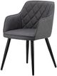 A & B Home Charcoal Dining Room Chair-0
