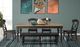 Riverside Furniture Harper Matte Black Dining Bench-4
