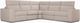 Jaymar Star Parallele 33 5 Piece Illusion Grege Gr. 30 Sectional-0