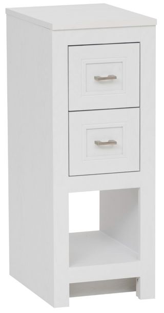 Linon Barkley White Small Floor Cabinet
