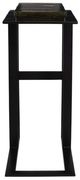Uttermost® Soma Glass Top Accent Table with Black Frame-3