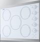 Summit® 27" White Electric Cooktop-1
