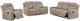 Coaster® Brentwood 3-Piece Taupe Manual Reclining Set-0