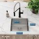 Elkay Crosstown® Polished Satin 18-1/2" x 18-1/2" x 9" Single Bowl Undermount Sink-4