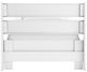 Signature Design by Ashley® Socalle Matte White Youth Twin Panel Platform Bed-4