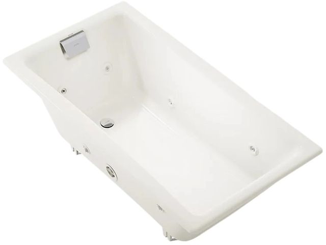 KOHLER® Tea-for-Two® Biscuit 18.25" 60" x 32" Drop-in/Undermount Whirlpool Bath-0