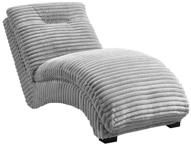Elements International Dominick II Masis Silver Chaise -3