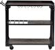 Steve Silver Co. Sherlock Antiqued Dark Charcoal Bar Cart-1