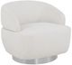 Fairfield® Customizable Jasper Swivel Chair with Nickel Metal Base-0