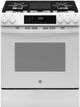GE® 600 Series 30" White Slide-In Gas Range-0