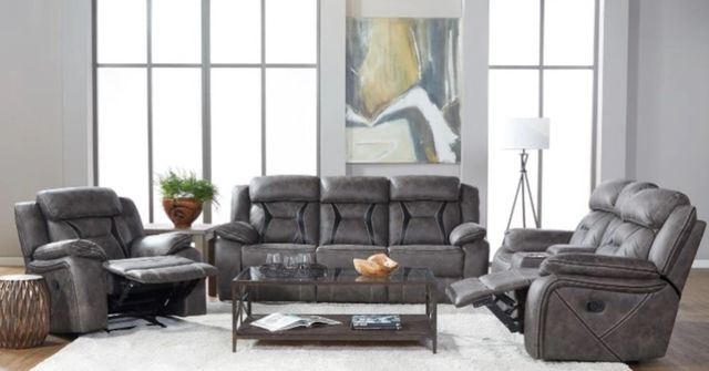 Hughes Furniture® 8908 Remington Bay Manual Reclining Loveseat-1