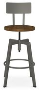 Amisco Customizable Architect Corkscrew Adjustable Stool-1