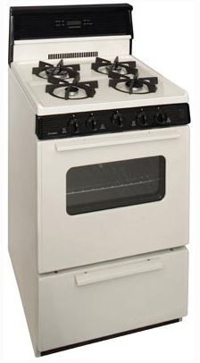 Premier 24" Bisque Freestanding Gas Range-0