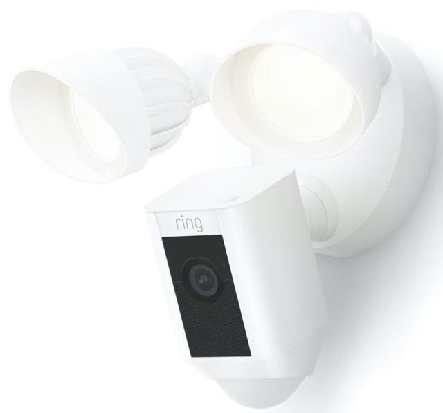 ring White Floodlight Camera Wired Plus-0