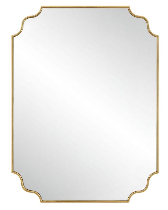 Uttermost® Lennyn Antique Gold Mirror-0