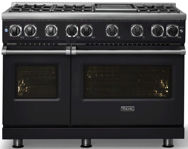 Viking® 7 Series 48" Onyx Pro Style Gas Range with Griddle-2