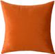 Livia Velvet Orange Decorative Pillow-0