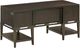 aspenhome® Sutton French Roast 64" Half Pedestal Desk-3