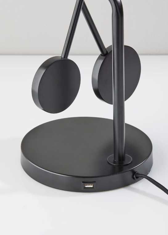 Adesso® Bond Black Desk Lamp-2