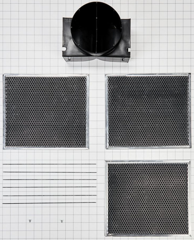 Whirlpool® Black Range Wall Hood Recirculation Kit-1