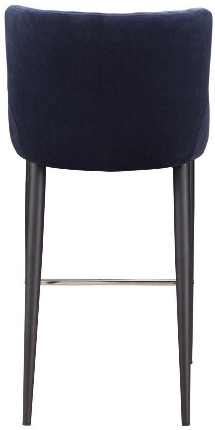 Moe's Home Collection Etta Dark Blue Counter Stool-1