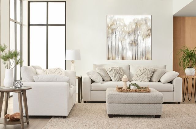 Hughes Furniture® 24500 Lilou Winter Loveseat-1
