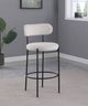 Coaster® Viola 2-Piece BlackCream Upholstered Bar Stool Set-3