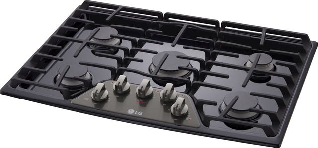 LG 30” Black Stainless Steel Gas Cooktop-2