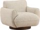 Dovetail Furniture Ercilia Oatmeal Swivel Chair-0