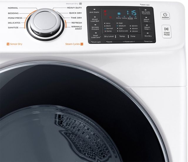 Samsung 7.5 Cu. Ft. White Front Load Electric Dryer-1