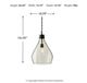 Signature Design by Ashley® Avalbane Gray Pendant Light-1