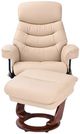 BenchMaster Euro Line Happy Taupe Chair and Ottoman Set-1
