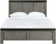 Elements International Wade Grey Full Bed-0