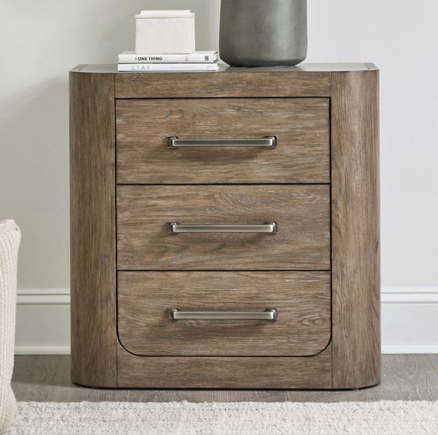 Liberty Furniture South Bend Burnished Clay Nightstand with Charging Station-1