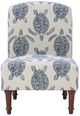 Powell® Tortuga Beige/Indigo Accent Chair-3