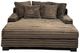 American Wholesale Furniture Jumbo Chocolate Mega Chaise-0