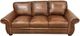 USA Premium Leather Furniture 7500 Almond/Pasiley Sofa-3