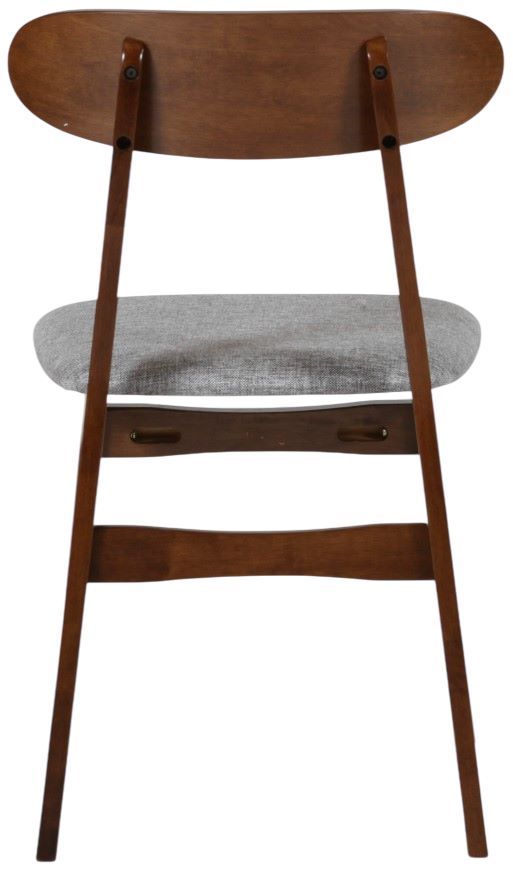 New Classic® Home Furnishings Morocco Light Gray/Walnut Dining Side Chair-4