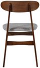 New Classic® Home Furnishings Morocco Light Gray/Walnut Dining Side Chair-4