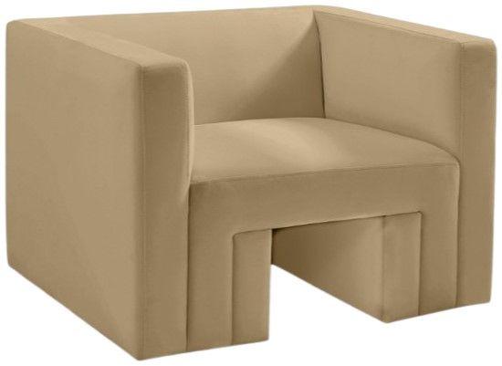 Meridian Furniture Henson Camel Velvet Chair-0