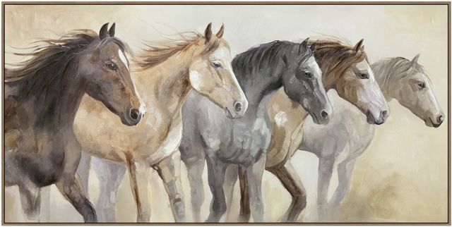 Classy Living Wildhearted Galloping Spirits Wall Art-0
