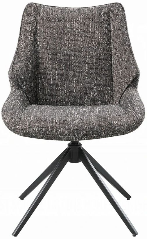 ACME Furniture Malika Brown Swivel Dining Side Chair-3