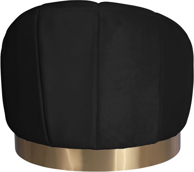 Meridian Furniture Shelly Black Velvet Chair-3