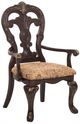 Homelegance® Deryn Park Brownish Gray/Jacquard Dining Arm Chair-0