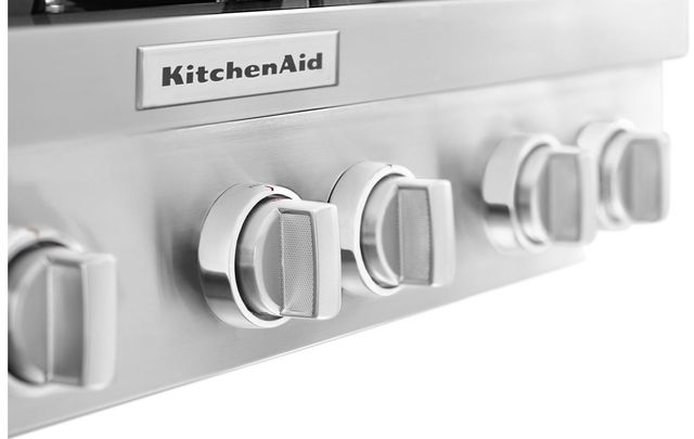 KitchenAid® 36" Stainless Steel Gas Rangetop-2