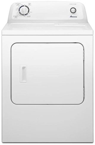 Amana® 6.5 Cu. Ft. White Front Load Gas Dryer