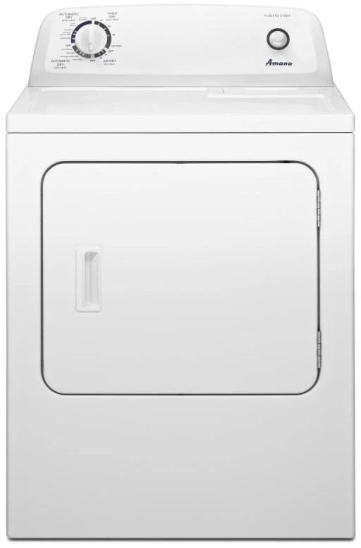 Amana® 6.5 Cu. Ft. White Front Load Gas Dryer-0