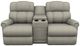 La-Z-Boy® Pinnacle Dove Manual Wall Reclining Loveseat with Console-1
