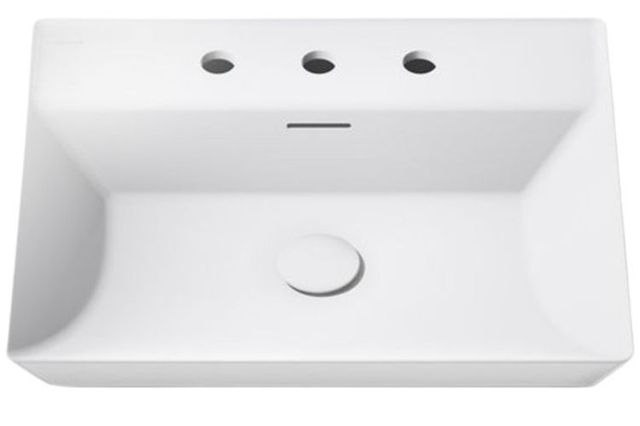 Kohler Brazn® White 23" x 19" Rectangular Vessel Bathroom Sink-4