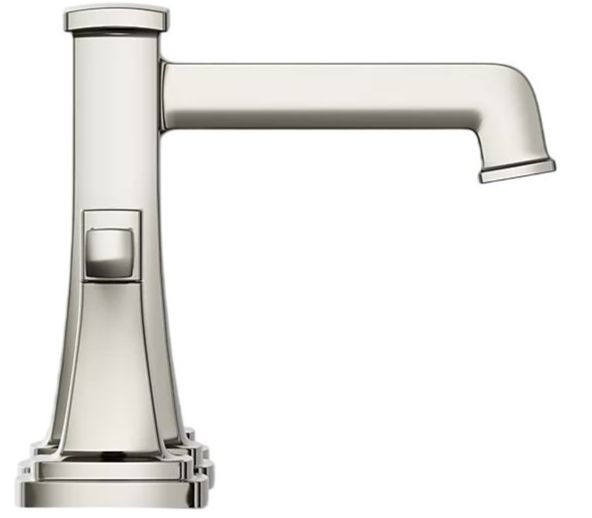KOHLER® Riff® Vibrant Polished Nickel Widespread Bathroom Sink Faucet-2